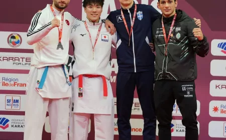 Kağıtspor’un Milli Karatecileri Paris’te Fırtına Gibi Esti