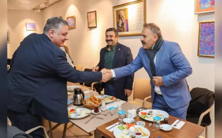 BAŞKAN GÜREL MUHTARLARLA BİR ARAYA GELDİ