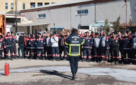 Nevşehir İtfaiyesi’nden Koruma, Kurtarma ve Söndürme Eğitimleri Başladı