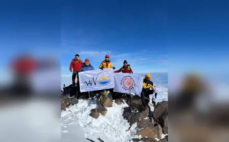 Van Büyükşehir Belediyesi İtfaiye Ekipleri, Sipan Dağı’na Zirve Tırmanışı Gerçekleştirdi
