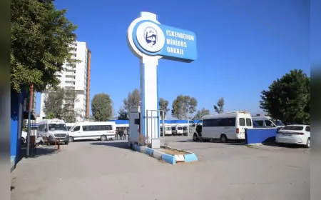 İskenderun Minibüs Garajı Modern Görünümüne Kavuştu