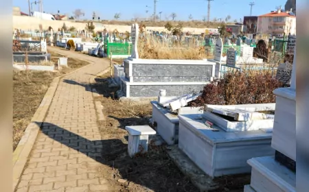 Van'da Mezarlığa Saldırı: Onlarca Mezar Tahrip Edildi