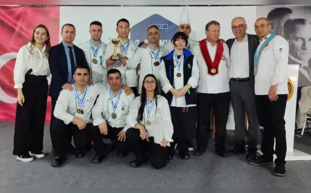 ESBAŞ Aşçıları Uluslararası Yarışmadan Altın Madalya ile Döndü