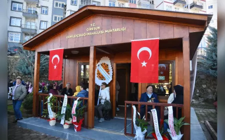GEMİLERÇEKEĞİ MAHALLESİ'NDE MUHTAR EVİNİN AÇILIŞI YAPILDI