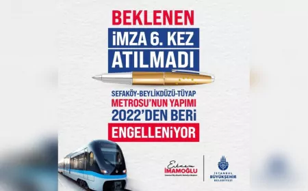 BEYLİKDÜZÜ METROSU İÇİN TÜM ŞARTLAR TAMAMLANDI, İMZA BEKLENİYOR BAKANLIĞIN KESİN PROJE ONAYINA RAĞMEN İMZA ATILMIYOR