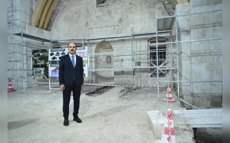 Başkan Altay: Hatay Habib-i Neccar Camii’nin Yeniden İmal Edilen Ahşap Kubbesi Yerine Yerleştirildi