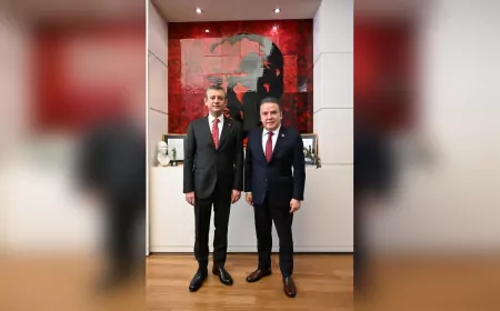 Başkan Böcek, CHP Genel Başkanı Özgür Özel’i Ziyaret Etti