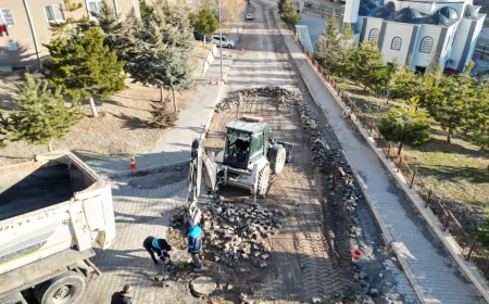Bekdik Mahallesi'nde Yol Yenileme Çalışması Başladı