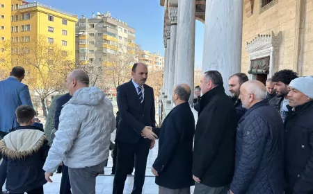 Başkan Altay, Hacıveyiszade Camii ve Kültürpark’ta Vatandaşlarla Buluştu