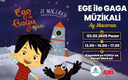 Nevşehir'de Çocuklar İçin Ege ile Gaga Müzikali