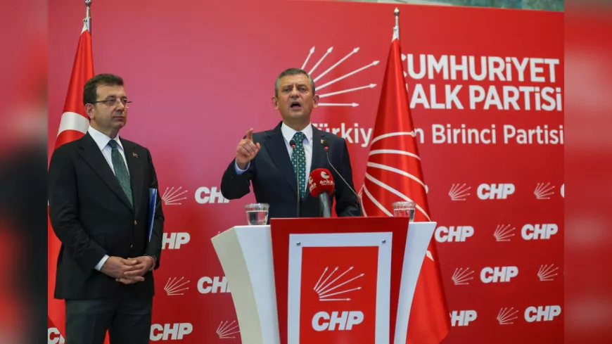 ÖZEL VE İMAMOĞLU’NDAN ‘GÖZALTI’ TEPKİSİ