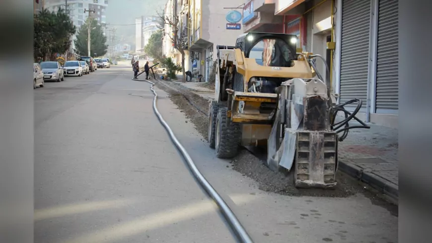 BELEDİYENİN İÇME SUYU YATIRIMLARI DEVAM EDİYOR