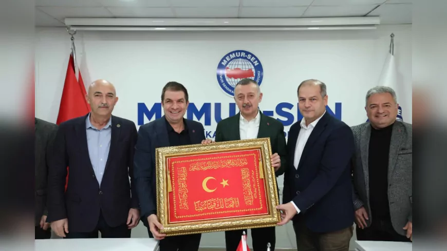 Başkan Büyükakın, Memur-Sen’e konuk oldu