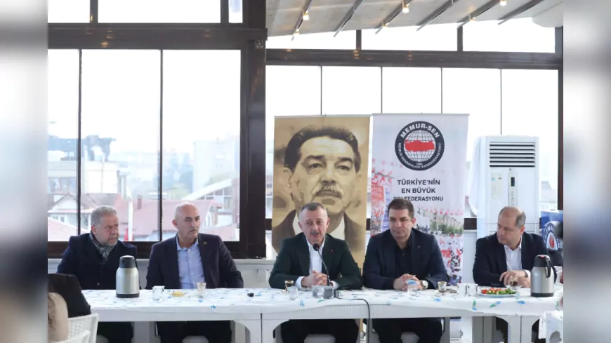 Başkan Büyükakın, Memur-Sen’e konuk oldu