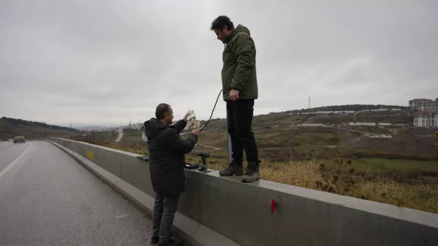 Trafik kazalarına karşı güvenli ve teknolojik sistem  “Asfalt Buzlanma Uyarı Sistemi” trafik kazalarının önüne geçecek
