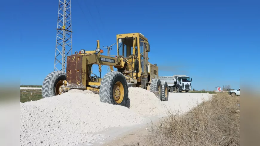 HARRAN VE CEYLANPINAR KIRSALINDA YOLLAR MODERNLEŞİYOR