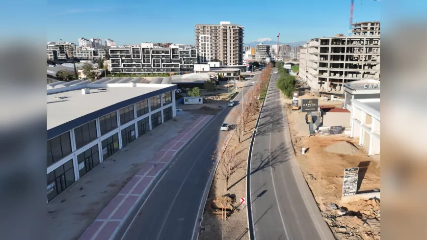 Kardeş Kentler Caddesi trafiğe yeniden açıldı