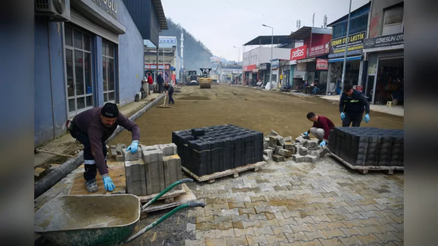 Giresun Belediyesi’nden Sanayi Sitesi’ne 14.5 Milyon TL’lik Altyapı ve Üstyapı Yatırımı