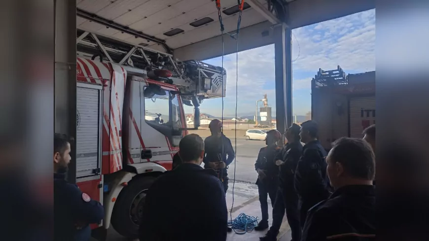 Kocaeli İtfaiyesi’nden Personeline "İple Erişim Teknikleri Eğitimi"