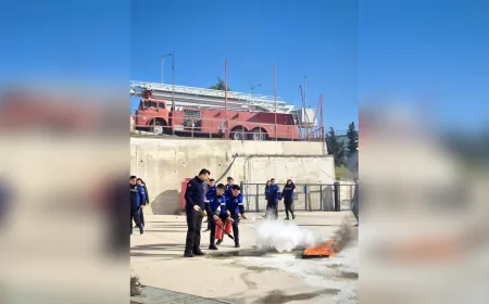 İzmir İtfaiyesi, Zabıta Personeline Yangın Güvenliği Eğitimi Verdi