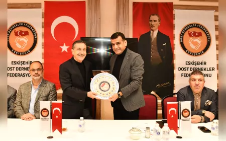 Başkan Ataç’tan Eskişehir Dost Dernekler Federasyonu’na Ziyaret