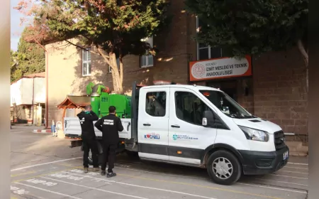 Kocaeli Büyükşehir Belediyesi, Yarıyıl Tatilinde 890 Okulu Haşere ve Kemirgenlere Karşı İlaçladı