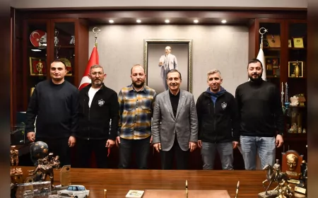 Çukurhisar Spor Kulübü’nden Başkan Ataç’a Ziyaret