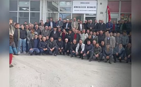 Mihalıççık Dinekliler Derneği Dualarla Açıldı