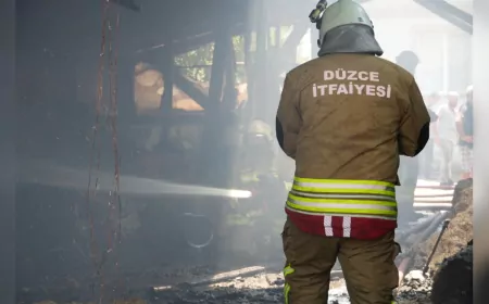 Düzce İtfaiyesi’nden Yangın Güvenliği Uyarıları