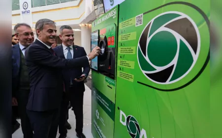 Yusuf Alemdar Depozito İade Makinelerinin Kurulacağı Tarihi Açıkladı: “Dirençli, Sosyal ve Yeşil Bir Şehir Planlıyoruz”