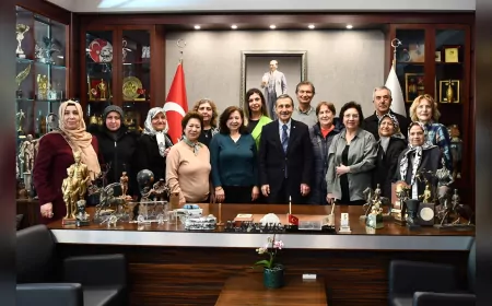 Ertuğrulgazi Mahallesi Sakinlerinden Başkan Ataç’a Ziyaret