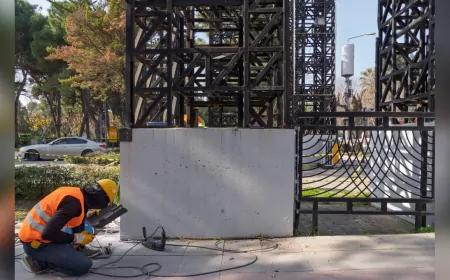 İzmir Kültürpark 26 Ağustos Kapısı’nda Güçlendirme Çalışmaları Başladı