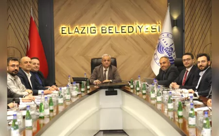 Elazığ’da Altyapı Koordinasyon Toplantısı Yapıldı