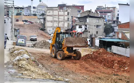 Karabağlar’da Trafik Sorununa Çözüm! Yeni Bağlantı Yolunda Yüzde 40 İlerleme