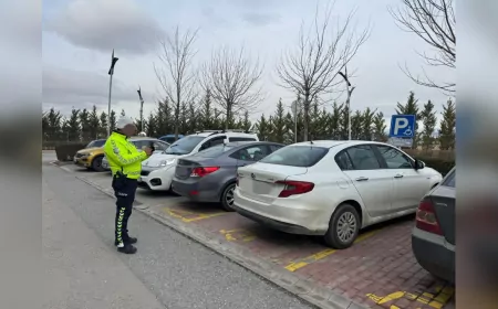 Trafik Ekiplerinden Engelli Park Yerleri ve Yaya Geçitlerinde Denetim