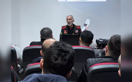 İlçe İtfaiye Ekiplerine Yangın Güvenliği Eğitimi