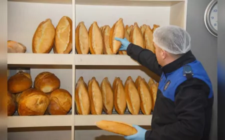 Giresun’da Zabıta Ekiplerinden Fırın Denetimi