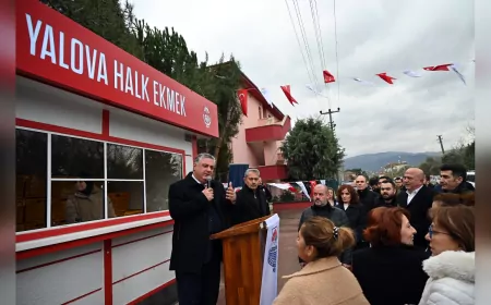 Yalova Halk Ekmek’in Yeni Satış Noktaları Hizmete Açıldı