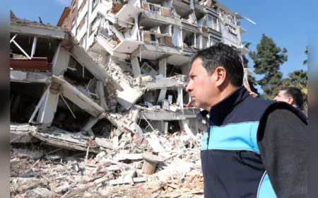 Başkan Aras, Depremin Yıldönümünde Deprem Bölgesinde