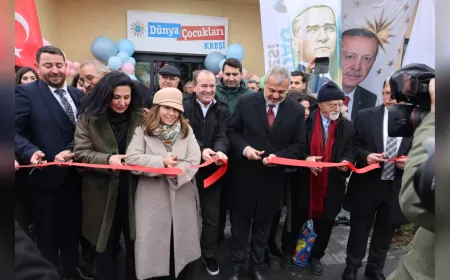 Hatay'da 3 Dilde Eğitim Veren Kreş Açıldı