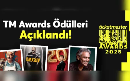 Türkiye'nin Favori Etkinlikleri Açıklandı! "Ticketmaster Awards 2025" Kazananları