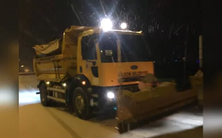 Bilecik Belediyesi Ekipleri Gece Boyunca Teyakkuzdaydı