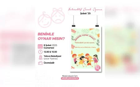 Yalova Belediyesi’nden Çocuklara Özel Ücretsiz Tiyatro