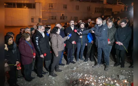 Diyarbakır'da 6 Şubat Depremlerinde Hayatını Kaybedenler Anıldı