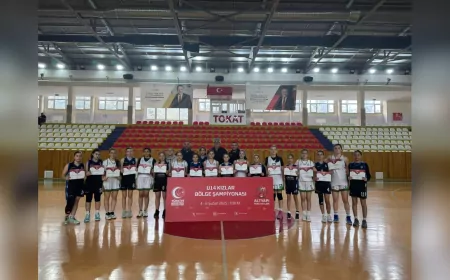 Giresun Belediyespor U14 Kız Basketbol Takımı Bölge Şampiyonu Oldu