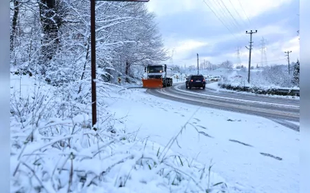 Sakarya Büyükşehir’den Karla Mücadelede Tam Not: Kapalı Grup Yolu Kalmadı