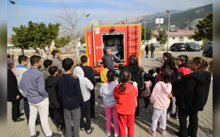 HBB İtfaiyesinden Sevgievlerinde Yangın Tatbikatı