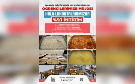 Mardin Büyükşehir Belediyesi’nden Öğrencilere Yemek Desteği