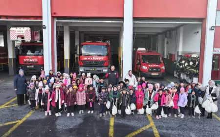 KONYA BÜYÜKŞEHİR'DEN İLKOKUL ÖĞRENCİLERİ İÇİN YANGIN GÜVENLİĞİ SEFERBERLİĞİ