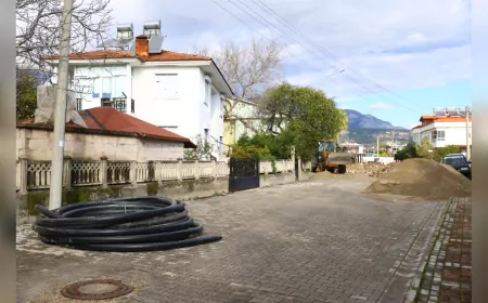 Tekirova'da İçme Suyu Sorunu Çözülüyor, 1200 Metrelik Altyapı Çalışması Başlatıldı